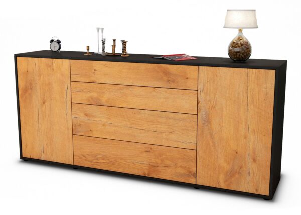 Sideboard Elettra, Eiche (180x79x35cm)