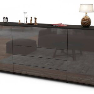 Sideboard Eliana, Grau (180x79x35cm)