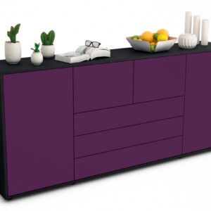 Sideboard Eliana, Lila (180x79x35cm)