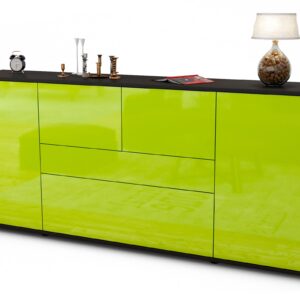 Sideboard Elisa, Grün (180x79x35cm)