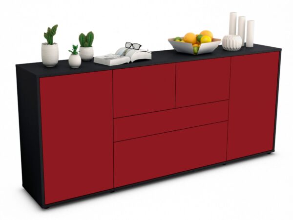 Sideboard Elisa, Bordeaux (180x79x35cm)