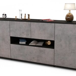 Sideboard Elisabetta, Beton (180x79x35cm)