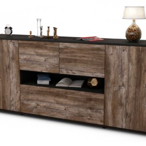 Sideboard Elisabetta, Treibholz (180x79x35cm)
