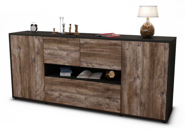 Sideboard Elisabetta, Treibholz (180x79x35cm)
