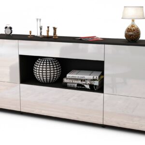 Sideboard Elodie, Weiß (180x79x35cm)