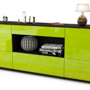 Sideboard Elodie, Grün (180x79x35cm)