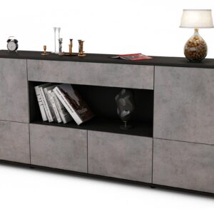 Sideboard Elsa, Beton (180x79x35cm)