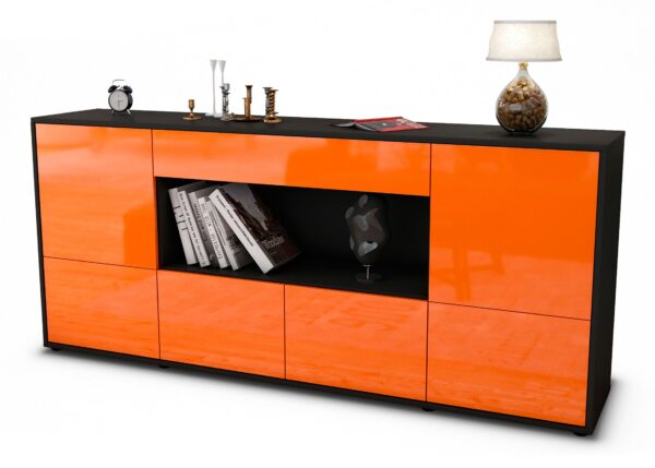 Sideboard Elsa, Orange (180x79x35cm)