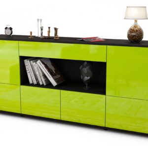 Sideboard Elsa, Grün (180x79x35cm)