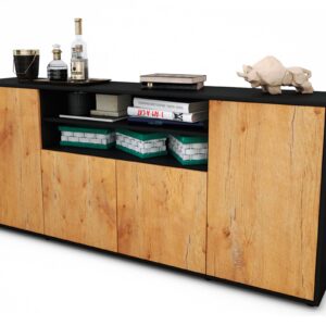 Sideboard Elsita, Eiche (180x79x35cm)