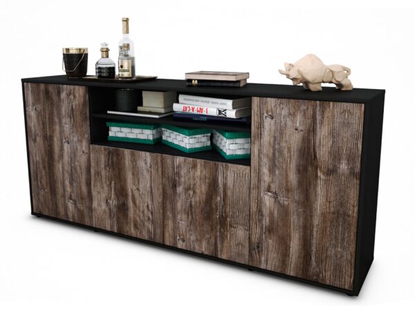 Sideboard Elsita, Treibholz (180x79x35cm)