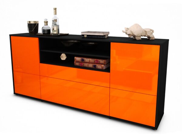 Sideboard Eluana, Orange (180x79x35cm)