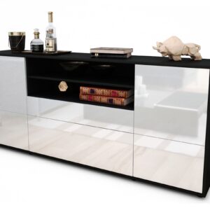 Sideboard Eluana, Weiß (180x79x35cm)