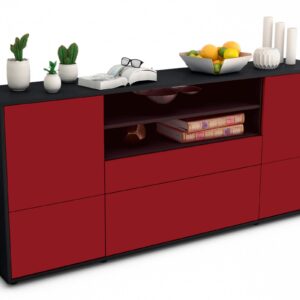 Sideboard Eluana, Bordeaux (180x79x35cm)