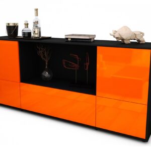 Sideboard Elvezia, Orange (180x79x35cm)
