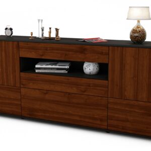 Sideboard Elvira, Walnuss (180x79x35cm)