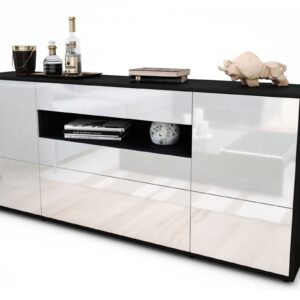 Sideboard Elvira, Weiß (180x79x35cm)