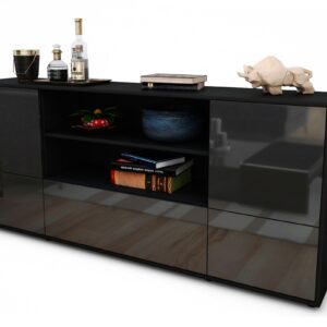 Sideboard Emanuela, Grau (180x79x35cm)