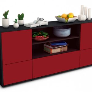 Sideboard Emanuela, Bordeaux (180x79x35cm)