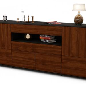 Sideboard Emely, Walnuss (180x79x35cm)