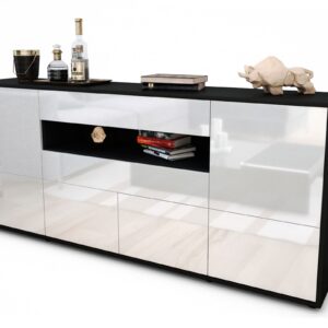 Sideboard Emely, Weiß (180x79x35cm)