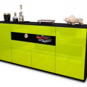 Sideboard Emely, Grün (180x79x35cm)