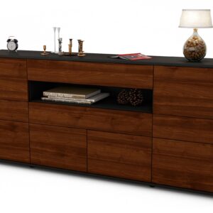 Sideboard Emerelda, Walnuss (180x79x35cm)