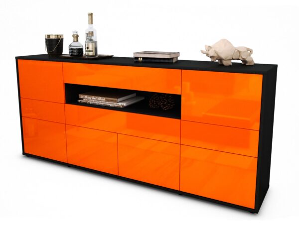 Sideboard Emerelda, Orange (180x79x35cm)