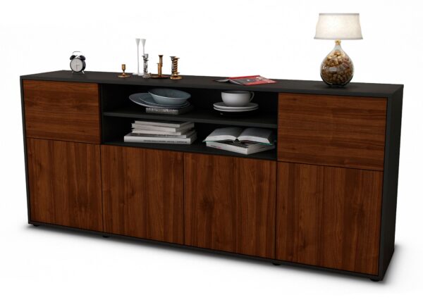 Sideboard Emilia, Walnuss (180x79x35cm)