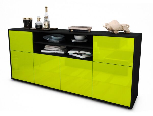 Sideboard Emilia, Grün (180x79x35cm)