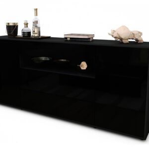Sideboard Emma, Schwarz (180x79x35cm)