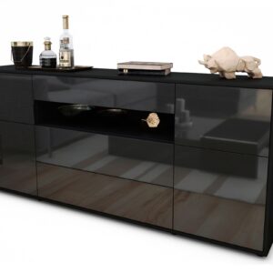 Sideboard Emma, Grau (180x79x35cm)