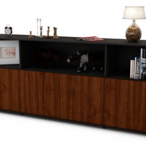 Sideboard Enrica, Walnuss (180x79x35cm)