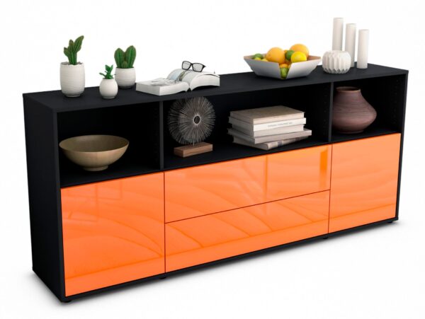 Sideboard Enza, Orange (180x79x35cm)