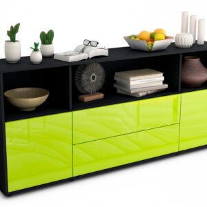 Sideboard Enza, Grün (180x79x35cm)
