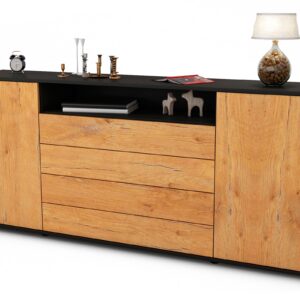 Sideboard Enzo, Eiche (180x79x35cm)