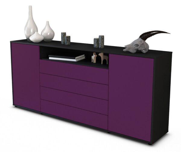 Sideboard Enzo, Lila (180x79x35cm)