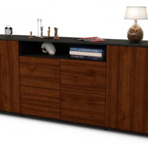 Sideboard Ephenia, Walnuss (180x79x35cm)