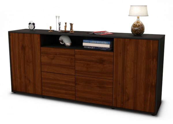 Sideboard Ephenia, Walnuss (180x79x35cm)