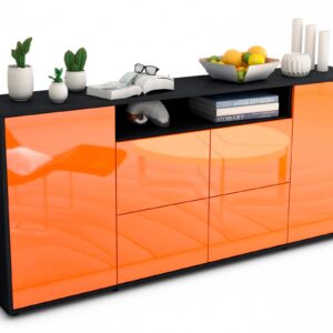 Sideboard Ephenia, Orange (180x79x35cm)