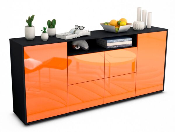Sideboard Ephenia, Orange (180x79x35cm)