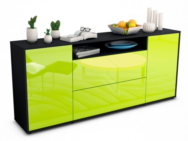 Sideboard Erina, Grün (180x79x35cm)