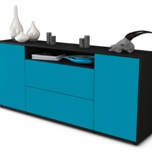 Sideboard Erina, Türkis (180x79x35cm)