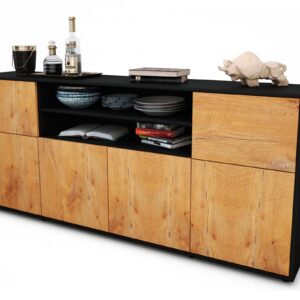 Sideboard Ermelina, Eiche (180x79x35cm)