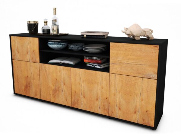 Sideboard Ermelina, Eiche (180x79x35cm)