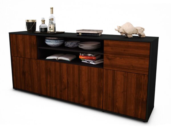 Sideboard Ermelina, Walnuss (180x79x35cm)