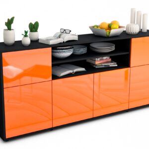 Sideboard Ermelina, Orange (180x79x35cm)