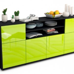 Sideboard Ermelina, Grün (180x79x35cm)
