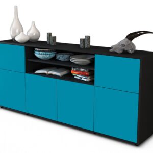 Sideboard Ermelina, Türkis (180x79x35cm)