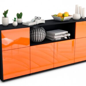 Sideboard Ermentrude, Orange (180x79x35cm)